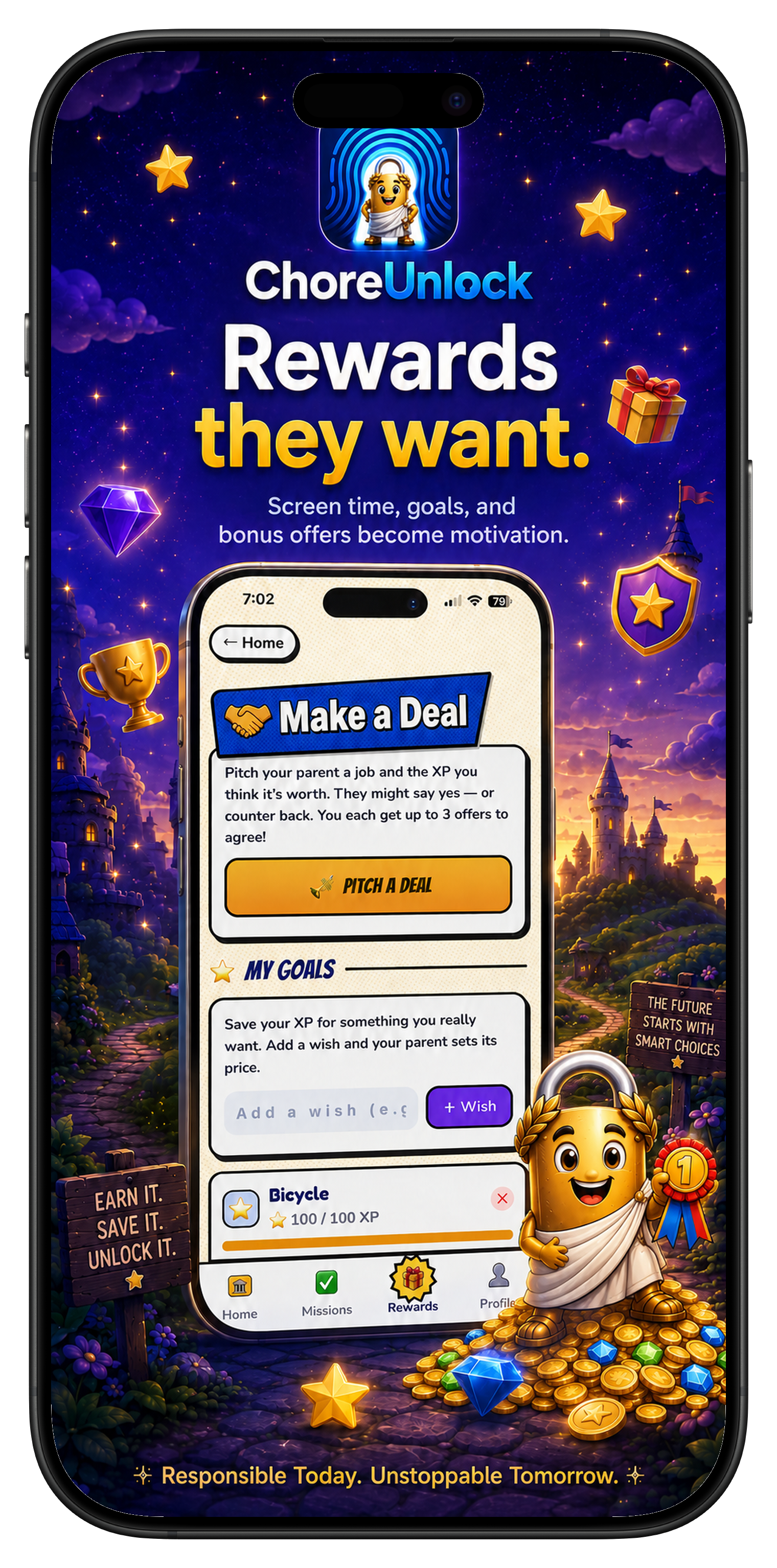 Rewards they want — kids pick their prizes