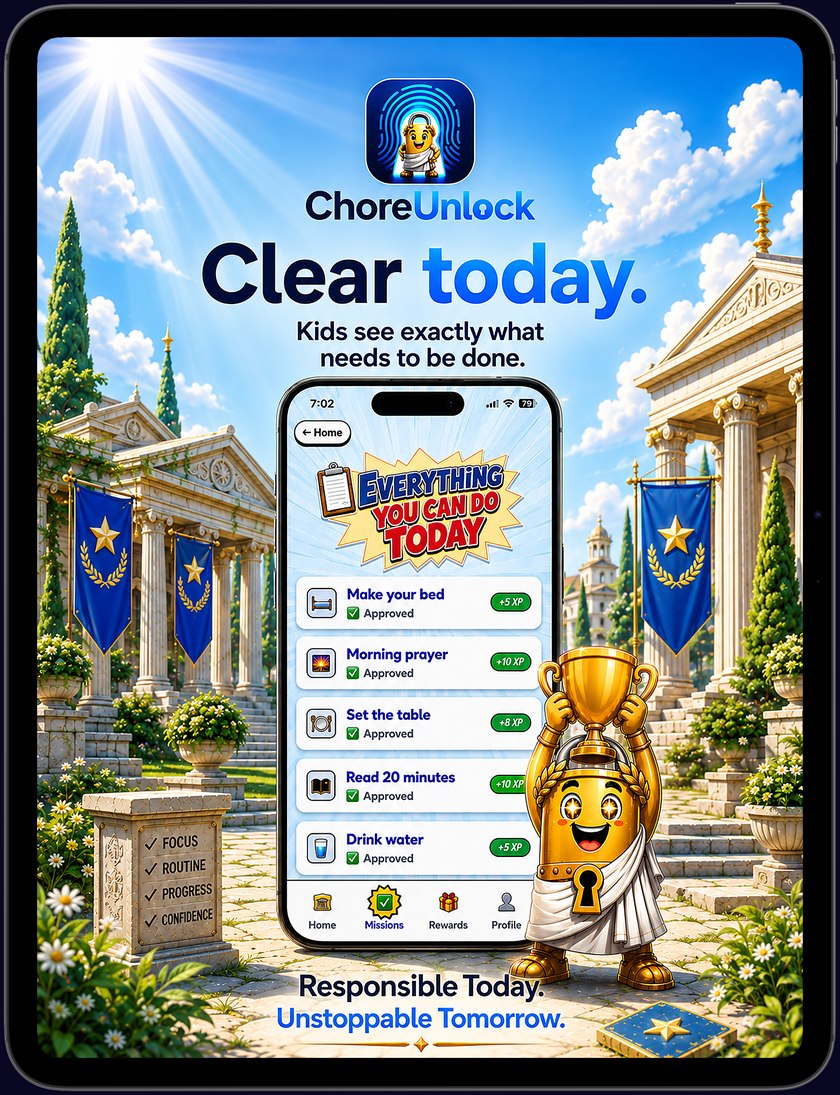 Clear today — kids see exactly what needs to be done